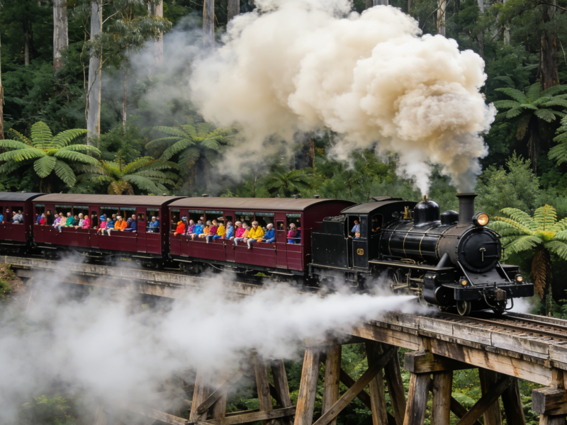 Puffing Billy Half-Day Guided Tour