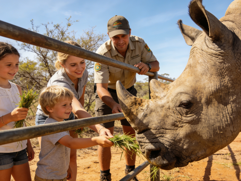 Monarto Safari Park Rhino Encounter Experience