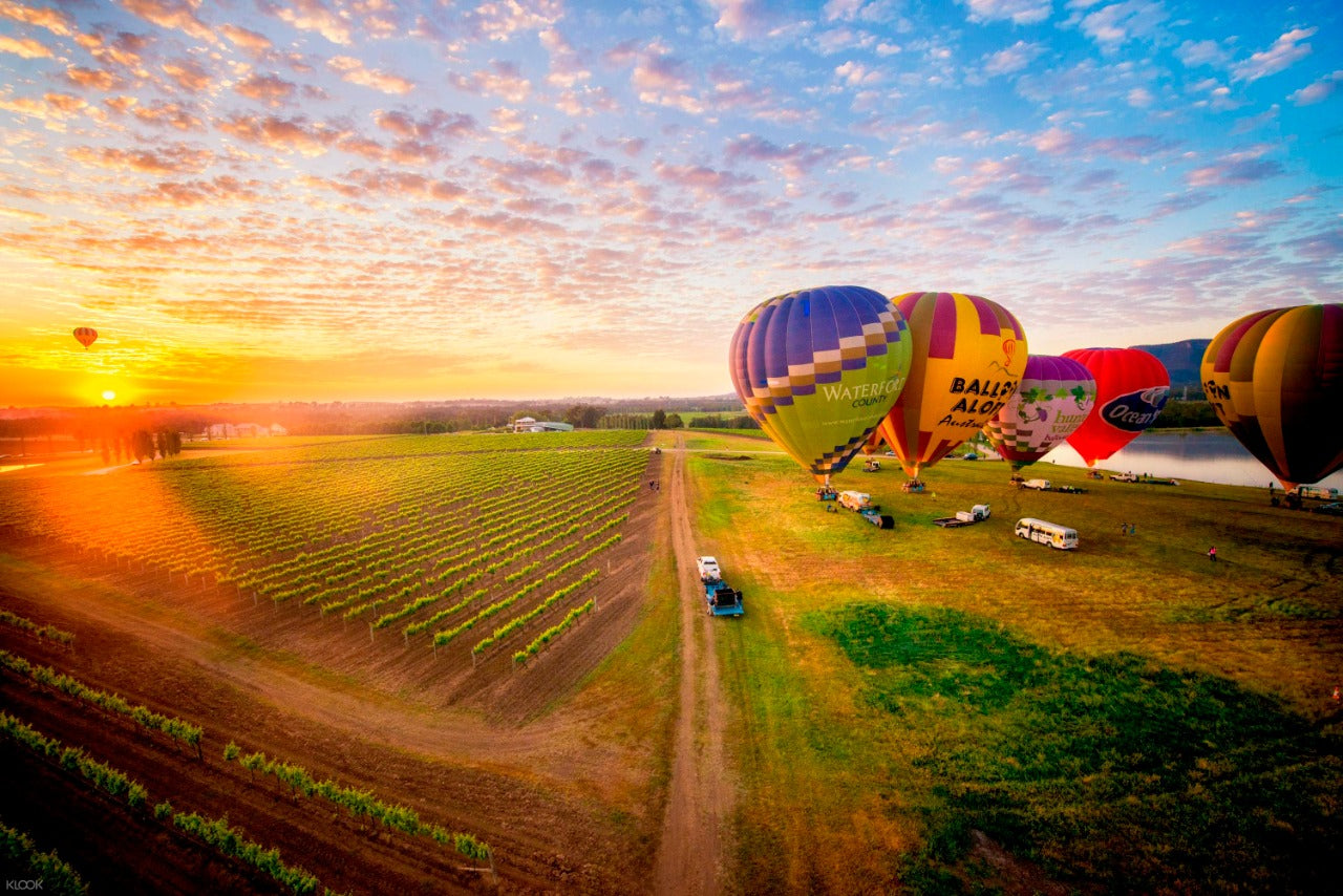 Hunter Valley hot air balloon sunrise experience